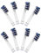 Générique Ersatzbürstenköpfe, kompatibel mit Oralb TriZone, Set mit 8 elektrischen Hochleistungsbürsten für gründliche Reinigung