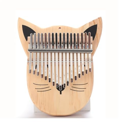 17 Tasten Daumenklavier Anfänger Kalimba(Cat)