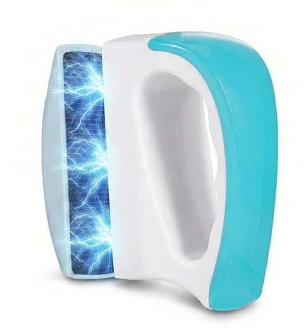 GWEOR Limpiador de Cristales Magnético con Mango, Imán Fuerte, Diseño Ergonómico, Para Acuarios de Agua Dulce y Salada, Adecuado para Cristal ≤4 mm