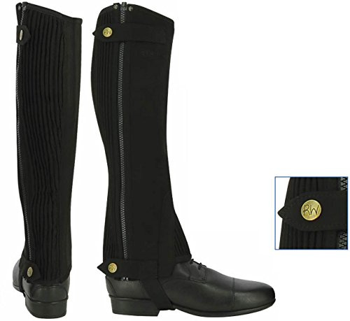 EKKIA Riding World Amara Mini chaps – Enfant, marron, 12 ans
