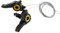 perfk 1 Paar MTB Fahrrad Daumen Trigger Schalthebel 3x5 / 6/7 Geschwindigkeit Oben Montieren Schalthebel Silber