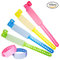 SwirlColor ID Armband Erwachsene, 100 Pack Einweg VIP Event Armbänder PVC Teens Safety ID Bracelet (Rosa+Gelb+Blau+Grün)