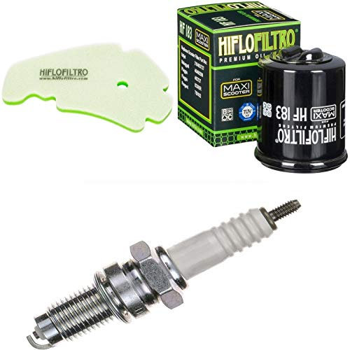 Filtro dell'olio, candela di accensione per Beverly 300 i.e. ABS, anno di costruzione 2016-2017, kit di manutenzione