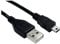 JAFSAL ONLINE Mini USB 2.0 Cable Lead Type A to 5 Pin B Phone Sat Navigation HDD Black (0.5 Meter)