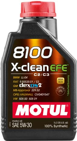 Olio Auto Motul 8100 X-clean EFE 5W30 - 1 lt