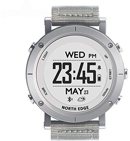 CETLFM Orologio Sportivo da Uomo per Esterno, GPS, barometro meteorologico, altimetro, termometro, Bussola, cardiofrequenzimetro, Orologio Intelligente da Uomo per Il Nuoto