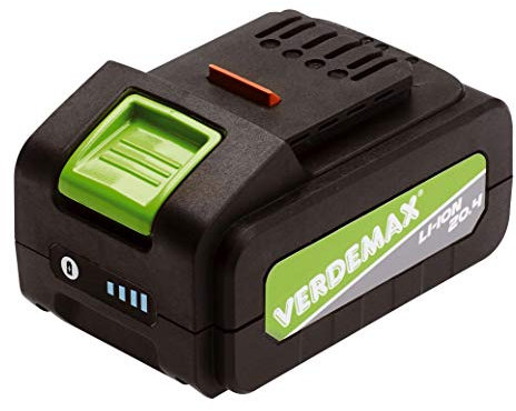 Verdemax - Batteria agli ioni di litio (20 V - 4 Ah)