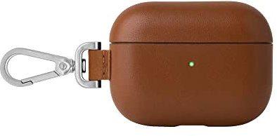 Native Union Ledercase für AirPods Pro mit Clip - komplett umhüllendes, handgefertigtes Case aus italienischem Echtleder - Kompatibel mit AirPods Pro, AirPods Pro 2 (Tan)