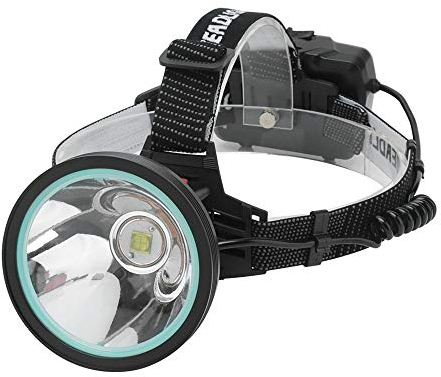 jzhi Linterna Frontal Linterna Frontal de Alta Potencia Linterna Frontal Recargable Linterna de Banco de energía para Acampar
