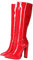 GIARO TAKEN Premium Stiefel für Damen - elegante High-Heels - Kniestiefel mit hohem Absatz - Damenstiefel - Stöckelschuhe für Frauen - erhältlich in 11 Farben (Rot Glanz, numeric_40)