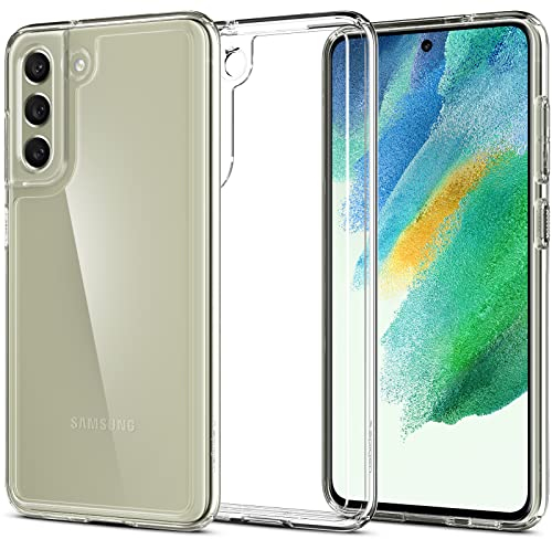 Spigen Funda Ultra Hybrid Compatible con Samsung Galaxy S21 FE 5G 2022 - Transparente