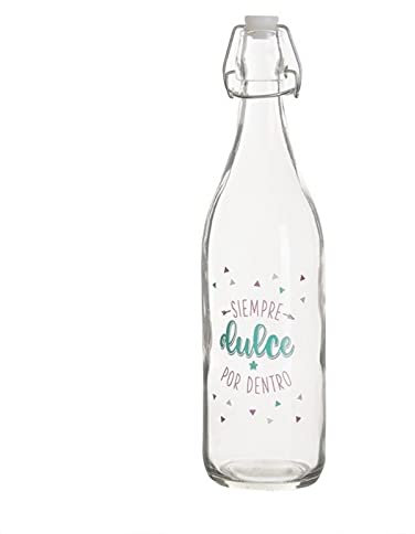 D,casa - Botella de Agua con Mensaje Positiva Siempre Dulce