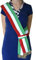Furlanis T2099_2V25_32 Fascia Sindaco Tricolore a Nodo Scorrevole, Bandiera Italiana, 100 mm x 2.25 m