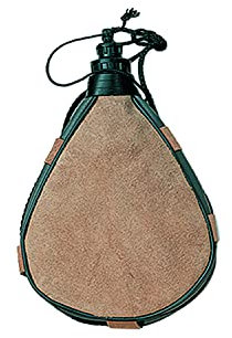 Bota de vino capacidad 2,0 Litros, fabricada en piel vacuno con interior de látex, para todo tipo de bebidas ideal para senderismo o cualquier actividad.