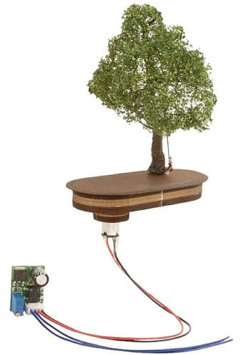 NOCH® Micro Motion Baum mit Schaukel, Modellbau Baum, 12,5 cm hoch für die Spur N ideal mit Bewegungseffekt
