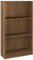 vidaXL Bücherregal mit 3 Fächern Standregal Regal Aktenregal Wandregal Aufbewahrung Bücherschrank Braun Eichen-Optik 60x24x109cm Holzwerkstoff