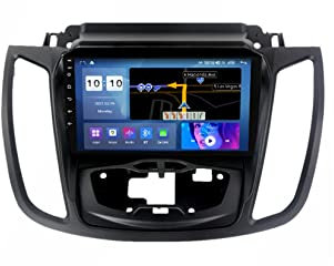 Double Din Car Stereo 9 Inch HD Touch Screen Bluetooth Car For Ford Kuga 2013-2017 Plug And Play Android 10 Bluetooth Car Stereo Support FM Radio/Subwoofer/Mirror Link/Reverse Camera