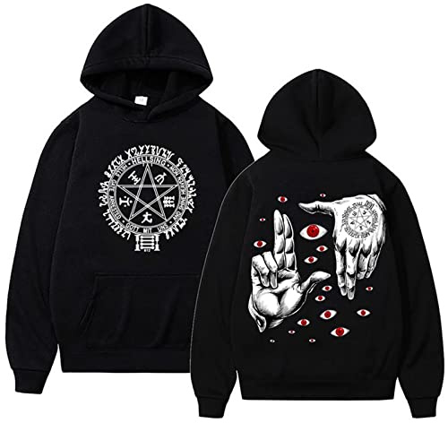 Trconk Amusant Vintage Capuches Hellsing Ultimate Anime Cool Hoodies Mode Dessin Animé Décontracté Femmes Hommes Hauts Sweatshirts XXS~4XL-Black||XXS