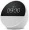 Echo Spot (2024 release), Smart alarm clock with vibrant sound + Alexa, Glacier White