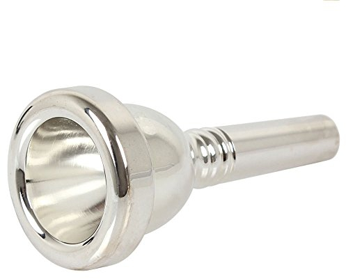 Graootoly 12C Mundstück für Posaune, klein, silberfarben