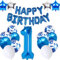 1. Geburtstagsdeko Junge, Luftballon 1 Geburtstag Blau, 1. Geburtstag Dekoration Blau, 1 Jahr Geburtstagsdeko Blau, Luftballon 1 Geburtstag für Mädchen Jungen 1 Jahr Party Deko