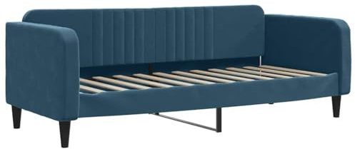 vidaXL Tagesbett Blau 80x200 cm Samt