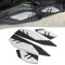 Repose Pieds Avant pour Xmax 300 125 250 400 2017 2018 2019 2020 2021 2022 2023 2024, PSLER Pédale de Conducteur Accessoires Décoratifs de Moto(Argent)