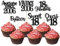 Xsstarmi 24 Pack Vintage 2007 Cupcake Toppers Black Glitter Happy 18th Birthday Cheers to 18 Eighteen 18 Fabulous Cupcake Picks for Sweet 18th Birthday Wedding Anniversary Party Cake Decorations