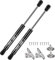 Vepagoo Lot de 2 vérins à gaz 190 mm 90 N/9 kg pour boîte à outils, camping-car, portes d'armoire, couvercle de mémoire, camping-car, camion vide, surmatelas, fenêtre arrière d'un couvercle de boîte à