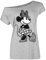 Mickey & Minnie Mouse Grey Beauty Damen Loose-Shirt grau meliert, Größe:S