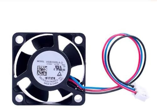 Zyvpee 30mm ASB0305LA-D 5V 0.17A 3 Wires Micro Cooling Fan 30x10mm