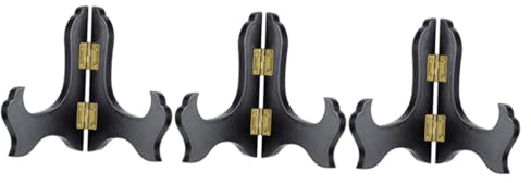 ABOOFAN 3 Stück 4 Scheibenhalterung aus Keramik location place to be bauchläden perpetual ablage Rahmenhalterung Kuchendekoration Handwerk Pendelplatte aus Holz die Medaille Hölzern