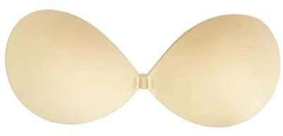 luoshuangfei Grandi seni anti-cedimenti estivi mostrano piccoli adesivi per reggiseno invisibili con supporto superiore raccolti., Beige, A