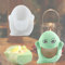 TREABEAR Moule à bougie fantôme Halloween, moules en silicone pour plâtre, moules en silicone pour bougies, moules à bougies bricolage, moules en silicone pour Halloween, moules à craie
