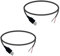 IMIYORE 1.6FT 20AWG USB Male Power Cable to Bare Cable 3A High Current 5V DC Charging Cable for Security Camera, LED Strip Light, Arduino DIY Electronics 2PCS