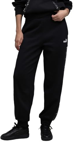 PUMA Damen Strickhose ESS Graphic Animal Comfort High-Waist Sweatpants FL Cl