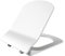 Creavit Toilettensitz Duroplast Weiß glänzend Softclose Edelstahl Scharniere schlankes Design