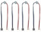 Power Functions Light 8870 (4 PCS) Compatible with Lego Motor MOC Technic Parts