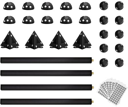 Revopoint 28 Stück 3D-Marker-Block-Kit für 3D-Scannen, 3D-Scan-Marker für 3D-Scanner, 3D-Tracking-Punkte zur Verhinderung von Tracking-Verlusten, magnetischer 3D-Referenzmarker-Block