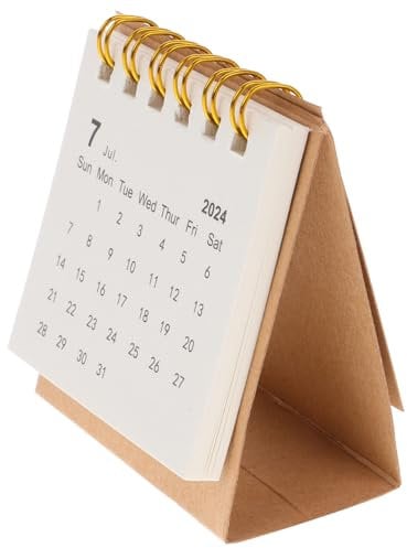 MAGICLULU Mini-Tischkalender 2025 – Kreativer Stehtischkalender Für Büro Und Zuhause Platzsparend Und Trendy Ideal Für Organisation Und Planung
