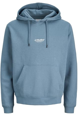 JACK & JONES Male Kapuzenpullover Gedruckt Kapuzenpullover | Bio-Baumwolle | nachhaltige Materialauswahl | Kapuzen-Design für lässigen Look | Pflegeleicht und langlebig | Normal Fit