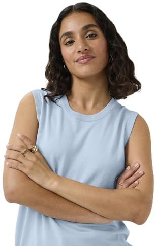 KAFFE Damen Strickpullover KAlizza Ärmellos