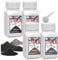 WAN2TLK Rock Tumbler Grit and Polish Refill Kit 2 kg – per qualsiasi marca di Rock Polish, 4 supporti base per burattare (grana grossa/media/prelucidata/lucidata finale)