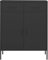 Lagerschrank für Wohnzimmer, Anthrazit, 80x35x101,5 cm, Stahl – Stabile Aufbewahrung für Kleidung & Deko, Platzsparend & Langlebig