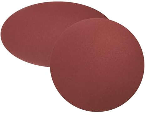 sourcing map 2pcs 12-Inch PSA Sanding Discs, 400 Grits Aluminum Oxide Self Adhesive Stick Back Sandpapers, No-Hole Round Wet/Dry Sander Papers, Sand Auto Car Paint, Wood, Metal