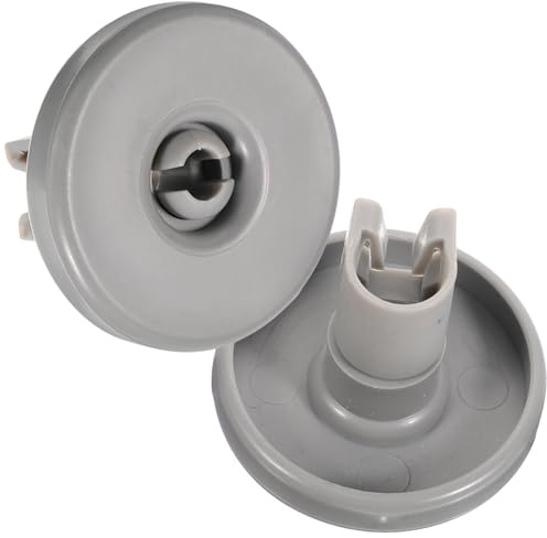 KOCKSHION 2 pezzi Kit Riparazione Ruote per Lavastoviglie Ruote Inferiori per Lavastoviglie Facile Installazione e Stabilità e Movimento
