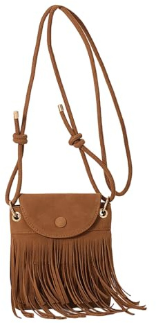 Handtasche Damen Klein,Boho Handtaschen,Hippie Kostüm,Cowboy Style,Hippi Accessoires,Klein Tasche,Crossbody Retro Taschen,Karneval Cowgirl Bag,70er Outfit,Mode Umhängetasche Fransentaschen