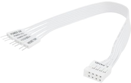 AS Axis Spindleon 1 cable de extensión de reinicio de alimentación de 2 pines de panel F de 20 cm compatible con placas base ATX ITX mATX