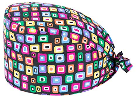 FANCYPUMPKIN Verstellbare Schrubbkappe für den chirurgischen Operationssaal mit Schweißband für Krankenschwester/Arzt, N-04