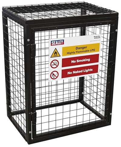 Sealey GCSC219 Gas Cylinder Safety Cage - 2 x 19kg Cylinders